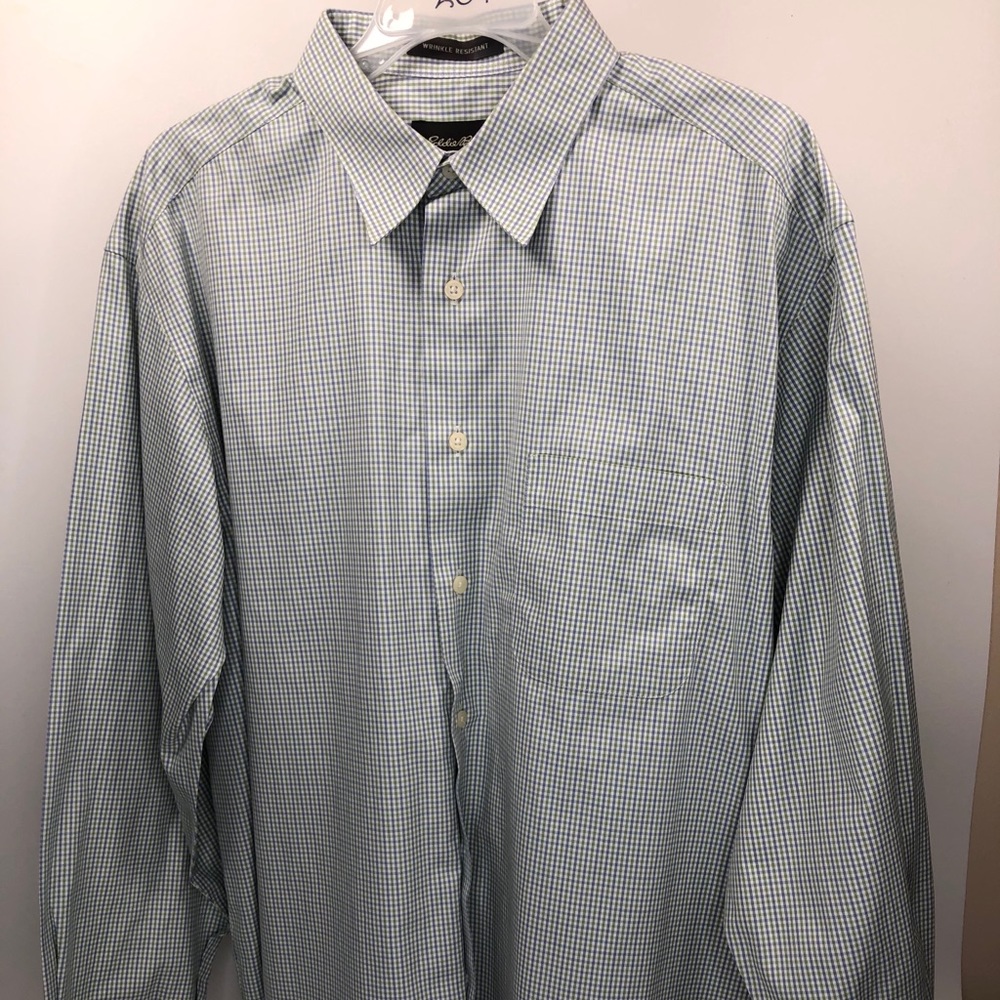 Eddie Bauer Checkered Men’s Button Down Shirt